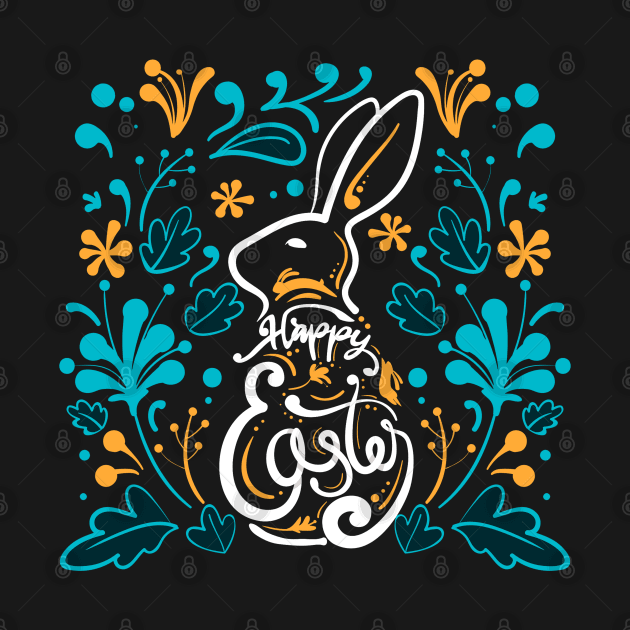 Happy Easter t shirt, Bunny Easter Day shirt, easter egg hunt, easter greetings by artspot