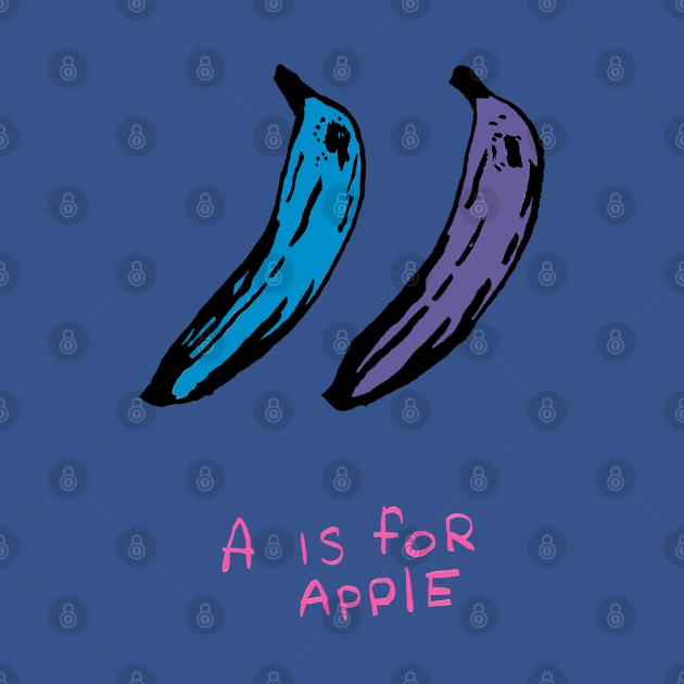 A is for apple by B. Freyer Art