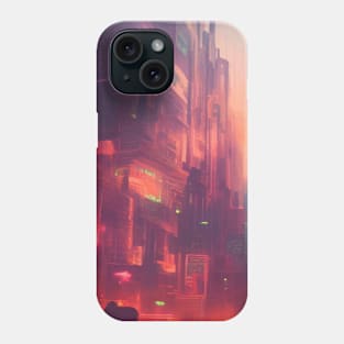 Japan Neon City Lights Phone Case