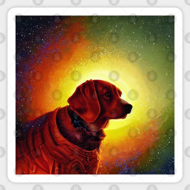 pet canvas art rainbow friends colorful design cute dog face