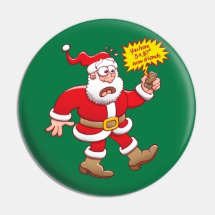 Santa Claus has lots of new friends just before Christmas! Pin