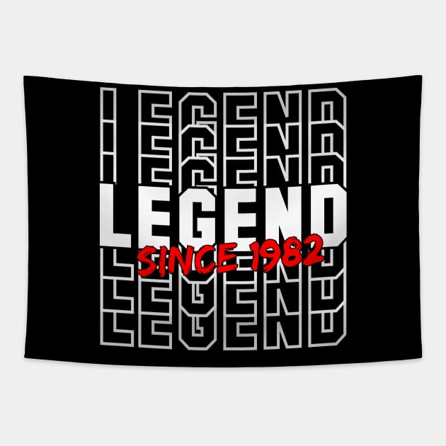 Legend Since 1982 Tapestry by Geoji 