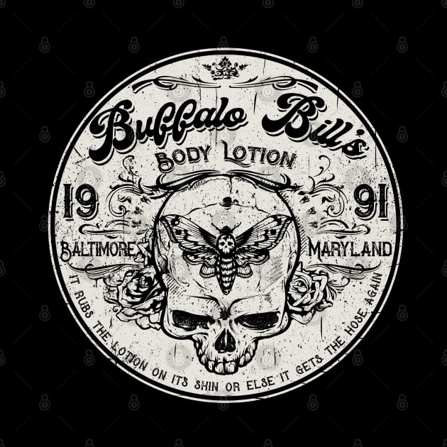 Buffalo Bill's Body Lotion Seal by Alema Art