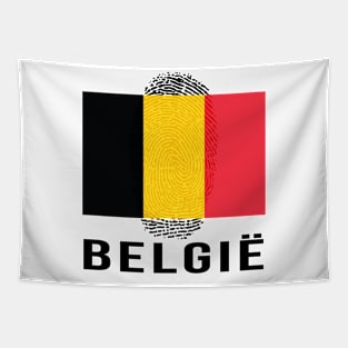 Belgium Flag DNA Tapestry