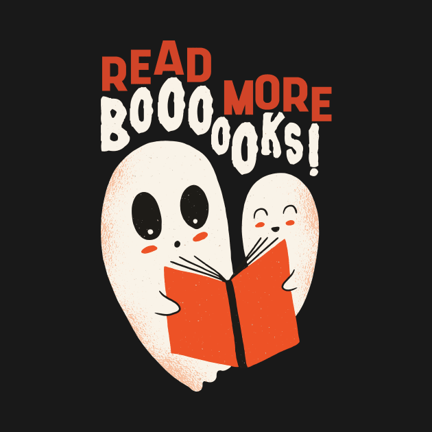 Read More Boooooks! | Cute Halloween Ghosts by SLAG_Creative