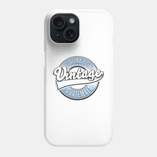 Guatemala City Guatemala vintage logo Phone Case