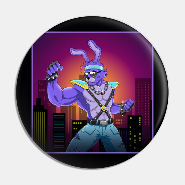 Glamrock Bonnie Security Breach Fury's Rage - Fnaf - Pin