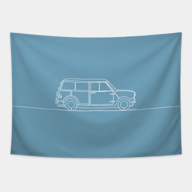 Morris Mini Traveller Tapestry by douglaswood