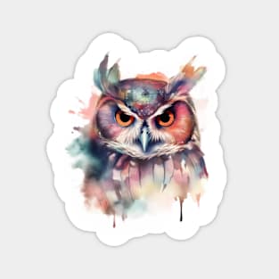 owl art love Magnet