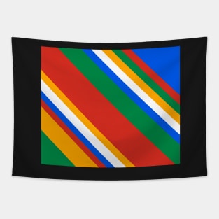 Magnificent Slanting Stripes Tapestry