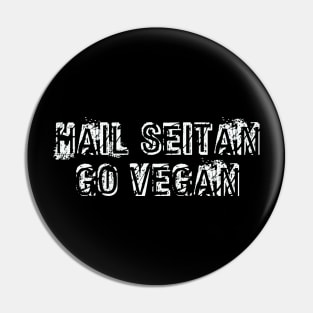 Hail Seitan, Go Vegan, Funny Vegan Gifts, Vegan Christmas, Gifts, 2023, 2024 Pin