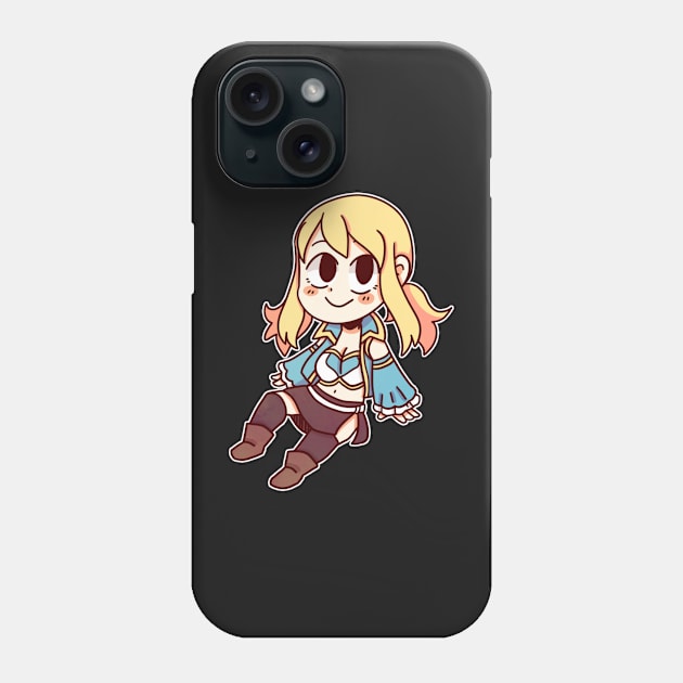 Chibi Lucy Phone Case by Dragnoodles