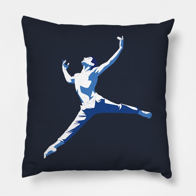 Ballet Dancer Pillow by Malikom