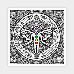 Chakra Angel Magnet