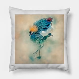 The Dancing Crane Pillow