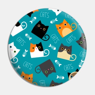 So Many Cats Pin