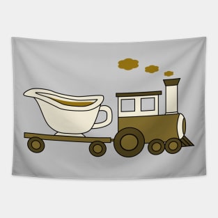 Gravy Train - Funny Holiday Tapestry