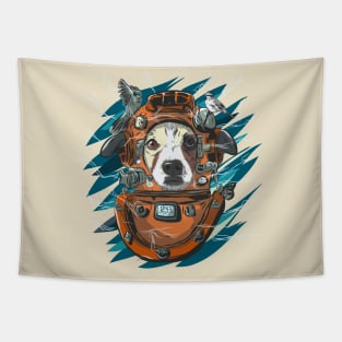 Time Dog Tapestry