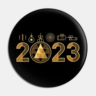 2023 art - new year Pin