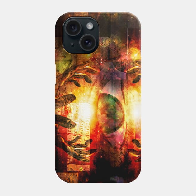 Eye and hands Phone Case by rolffimages