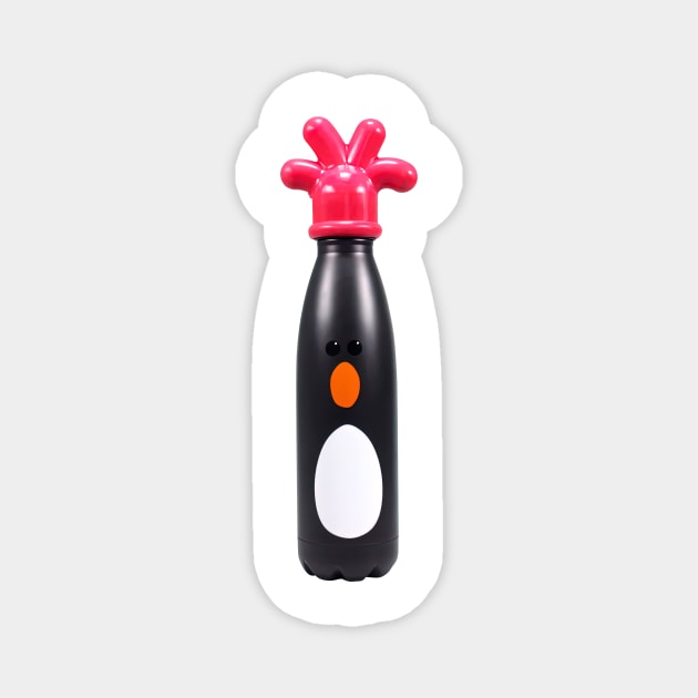 Feathers Mcgraw Bottle Cute Magnet by Ac Vai