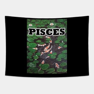 Pisces the Fish Zodiac sign Tapestry