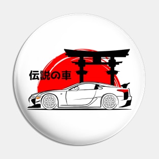 V10 JDM Supercar Art Pin