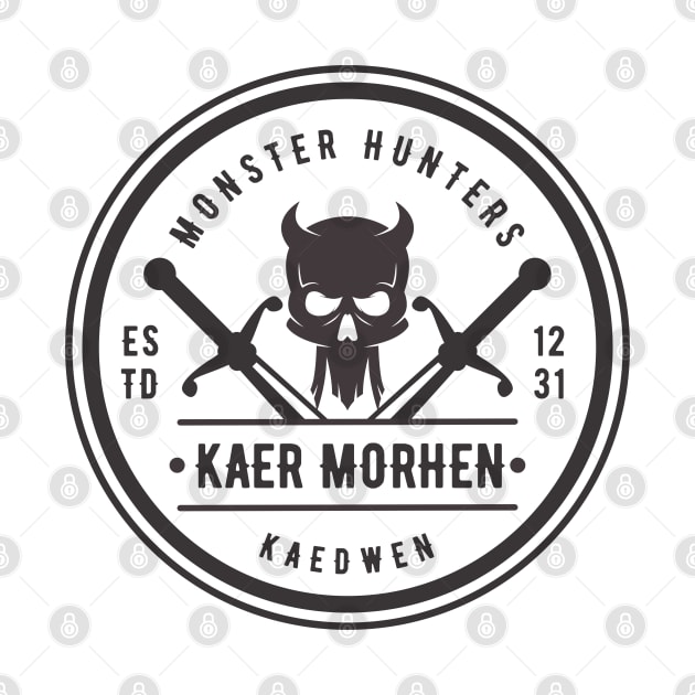 Kaer Morhen - Monster Hunters - White - Fantasy - Funny by Fenay-Designs