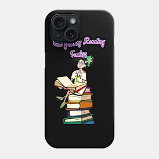 One Groovy Reading Teacher Phone Case