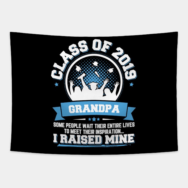 Proud Grandpa Of A Class Of 2019 Graduate Tapestry by trendingoriginals