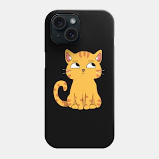 Cute Cat Kawaii Style, Ginger Cat Phone Case