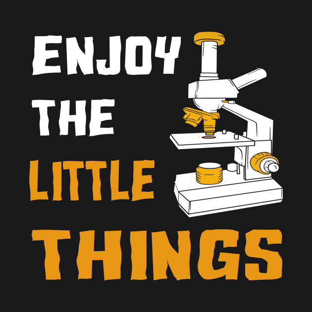 enjoy the little things microbiology microscope gift by Lomitasu