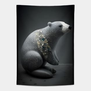 Baby Polar Bear - Inuit Art Tapestry