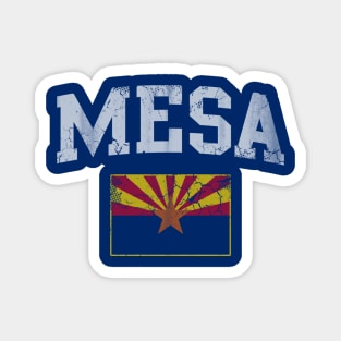 Retro Mesa Arizona Flag Home Love Magnet