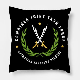 Joint Task Force - Operation Inherent Resolve wo Bkgrd Pillow