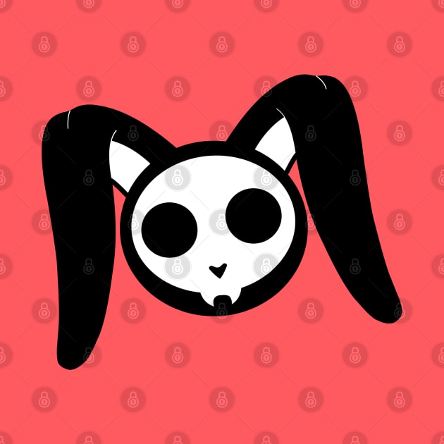 Bunny Skull by AnaWolf