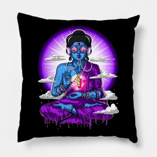 Psychedelic Buddha Pillow