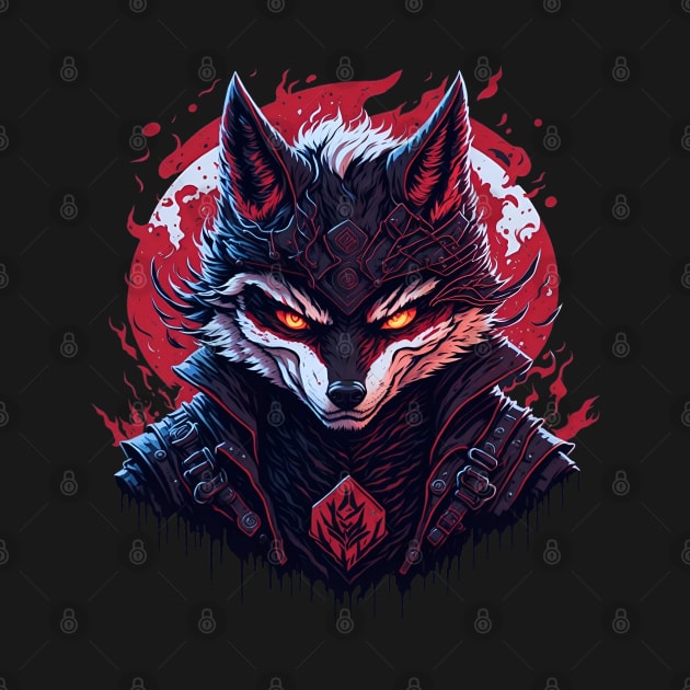 Ninja Wolf by hamada_pop