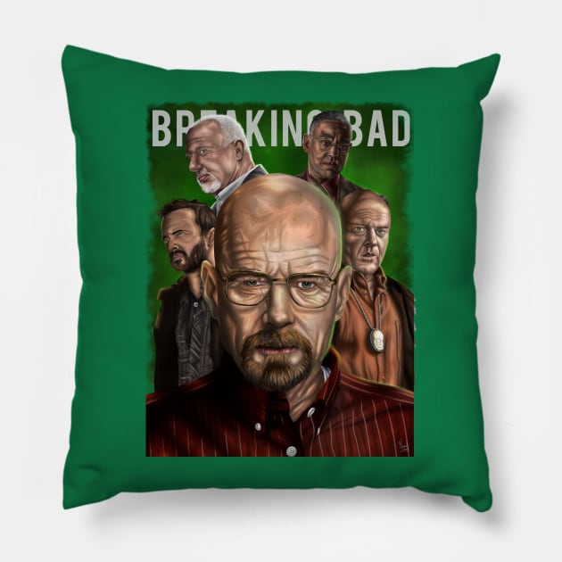 Breaking Bad Pillow by Hvmbertogarza