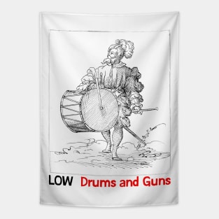 Low • • Drums & Guns • • Original Fan Design Tapestry