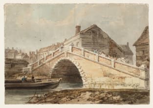 A Bridge at Lewes, Sussex, 1796 Magnet