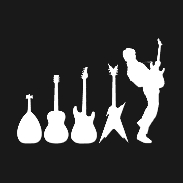 The Evolution of Man and Guitar by 1AlmightySprout