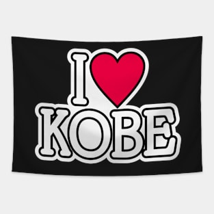 I Love Kobe Tapestry