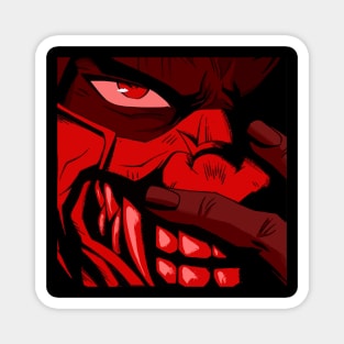 Red Mask Ninja Magnet