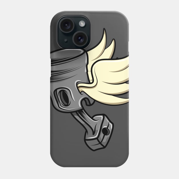 Piston Wings comic Biker tuner Phone Case by Brutusals.Design