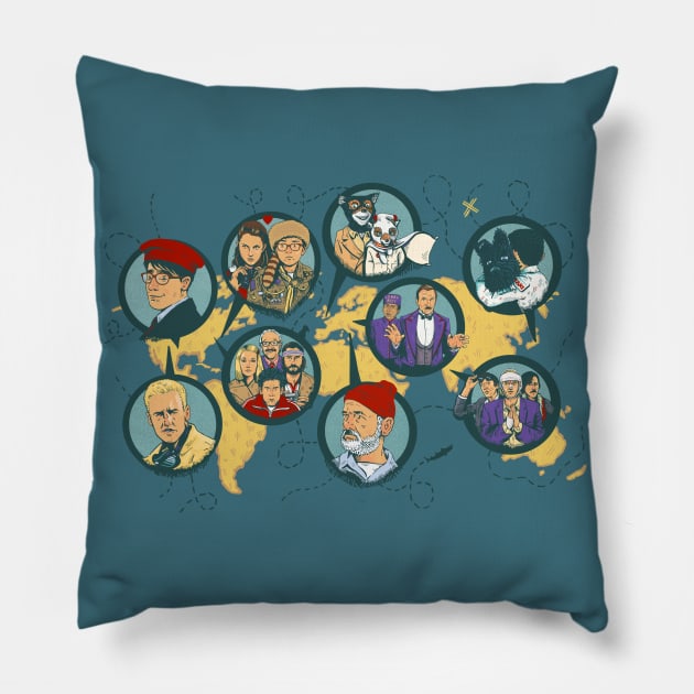 Wes World Pillow by Motski