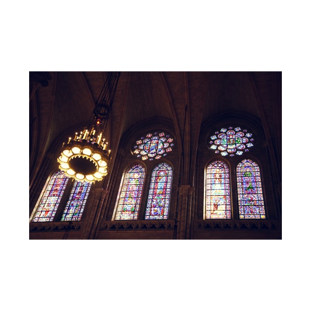 Sunlight Streaming Through Stained Glass by wlotus