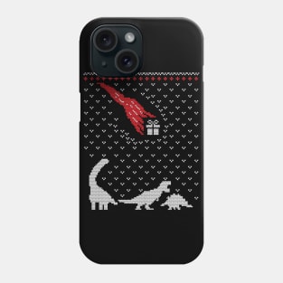 The Last Christmas Gift - Ugly Christmas Sweater Dinosaur Lover Gift Phone Case