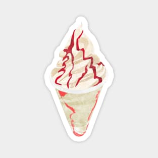 Ice lolly - raspberry ripple cup DELUXE Magnet