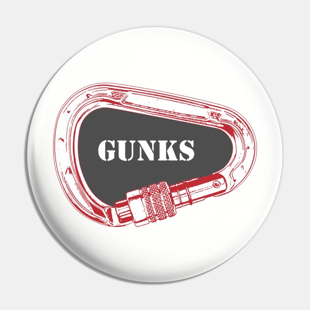 Gunks Climbing Carabiner Pin by esskay1000